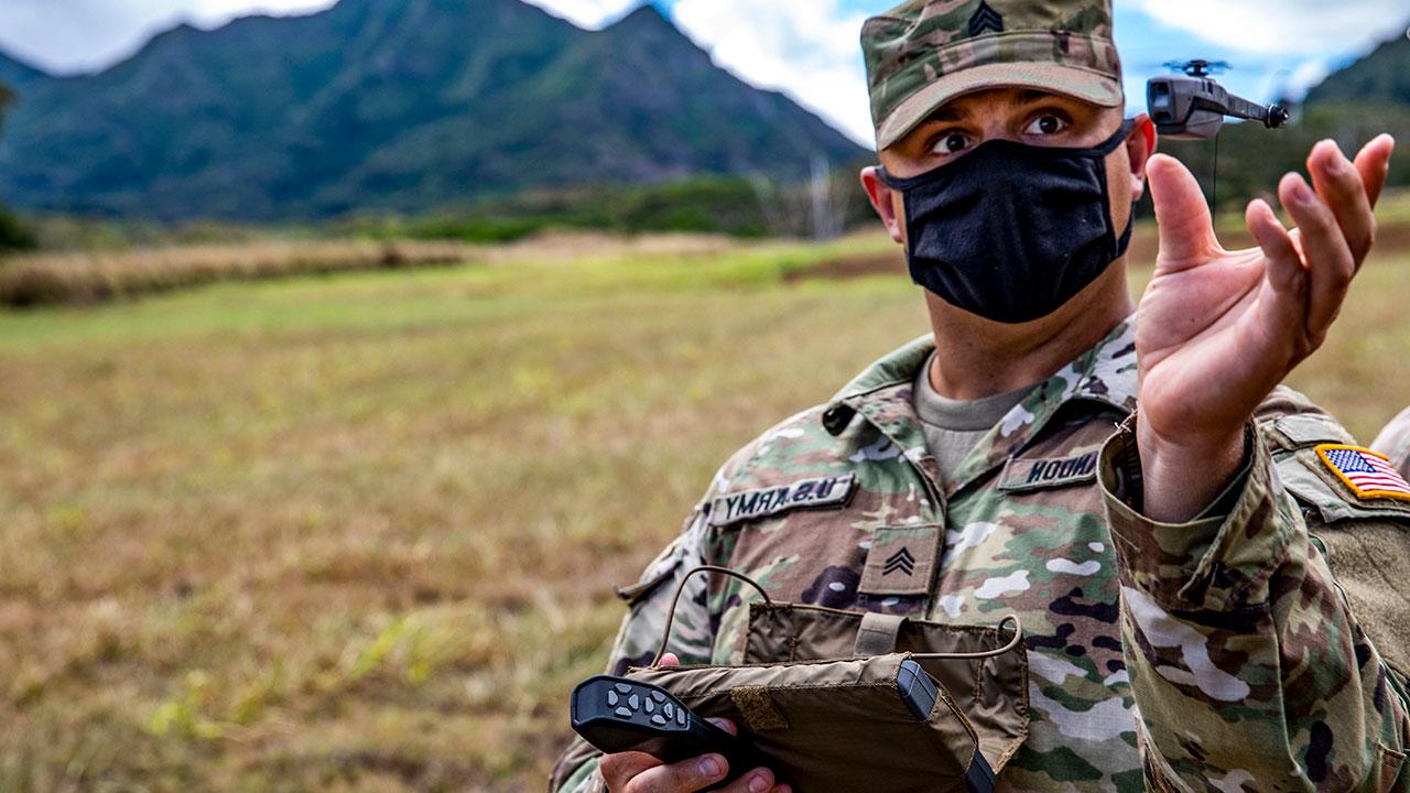 Soldiers train and certify on a soldier-borne sensor at Schofield Barracks, Hawaii